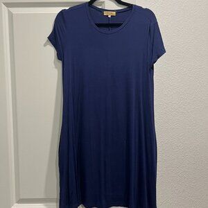 Small Navy PIKO dress